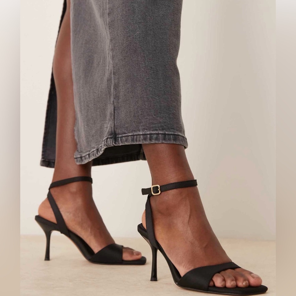 ASOS Black Strappy Heels